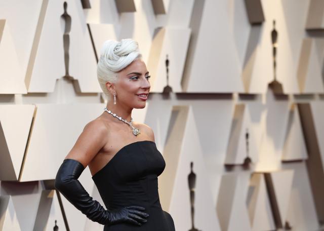 Lady Gaga at the Oscars. (REUTERS) Lady Gaga at the Oscars. (REUTERS)