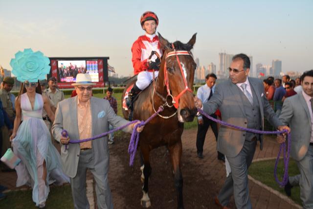 (From left) Natasha Poonawalla, Cyrus Poonawalla, Dallas Todywalla and Adar Poonawalla with the winning Missing You (centre).