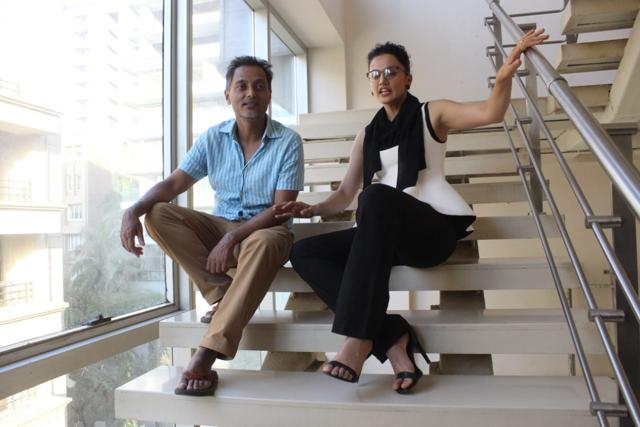 Taapsee Pannu with Sujoy Ghosh. (Varinder Chawla) Taapsee Pannu with Sujoy Ghosh. (Varinder Chawla)