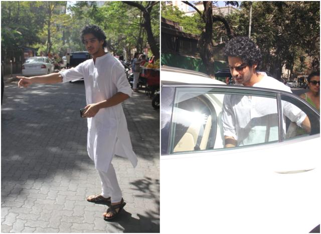 Ishaan Khatter spotted in a kurta pyjama. (Varinder Chawla) Ishaan Khatter spotted in a kurta pyjama. (Varinder Chawla)