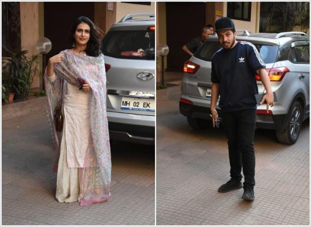 Fatima Sana Shaikh and rapper Naezy. (Varinder Chawla)
