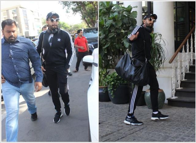 Ranveer Singh spotted in Juhu. (Varinder Chawla)
