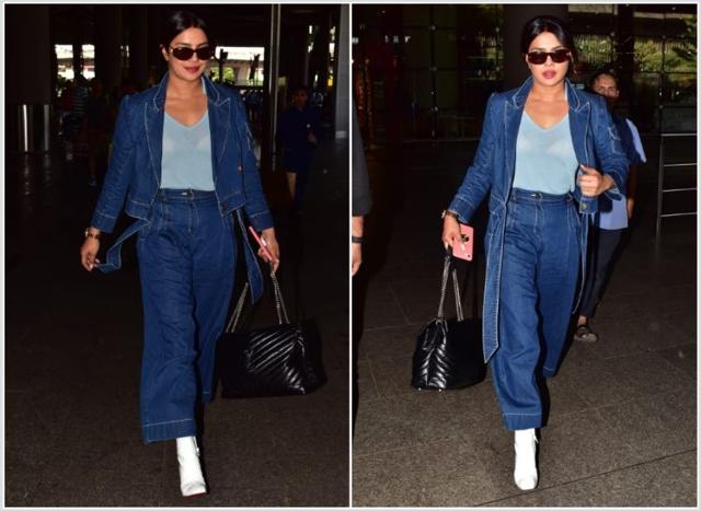 Priyanka Chopra seen at the airport. (Varinder Chawla)
