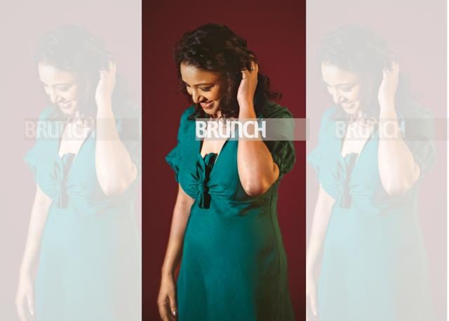 Neha Gupta, 40, feels no matter what her age, she always wants to look fit and stylish (Dress, Zara) (Suvrat Tandon)