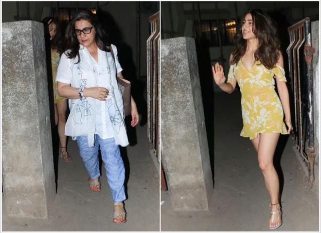 Amrita Singh with her daughter Sara Ali Khan. (Varinder Chawla)