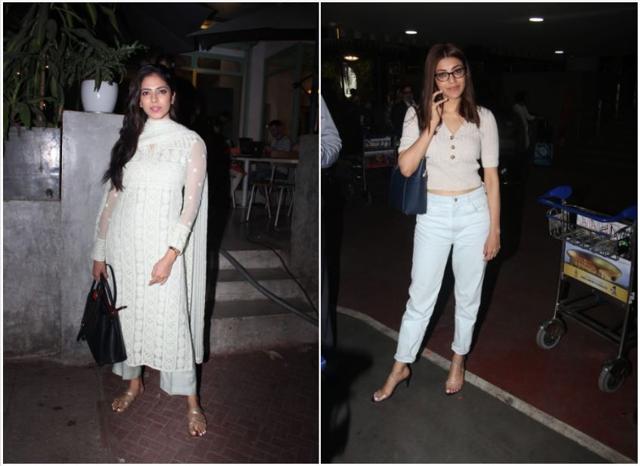 Malavika Mohannan and Kajal Agarwal. (Varinder Chawla)