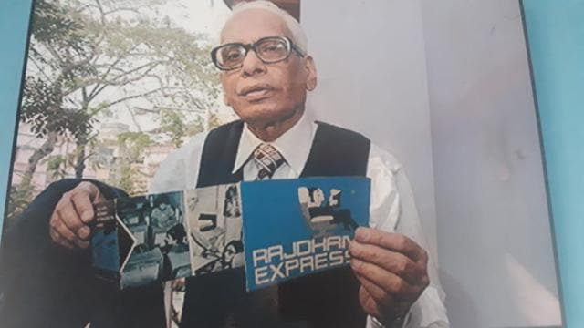 Ratan Chandra Chandra brought a personal touch to his work and is remember by many old Rajdhani travellers for this. (Photo courtesy Debashis Chandra)