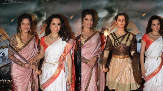 Kangana Ranaut with Ankita Lokhande at Manikarnika success party. (Photo: Varinder Chawla) Kangana Ranaut with Ankita Lokhande at Manikarnika success party. (Photo: Varinder Chawla)