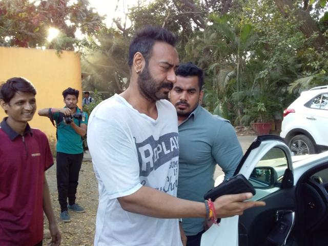 Ajay Devgn seen in Mumbai. (Varinder Chawla) Ajay Devgn seen in Mumbai. (Varinder Chawla)
