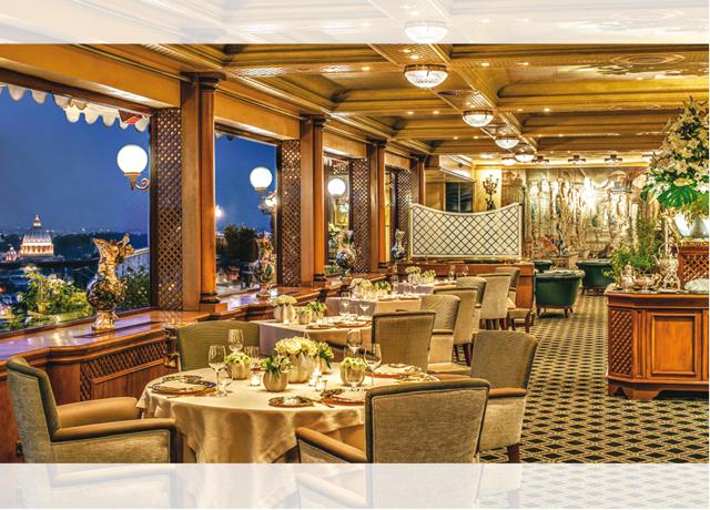 La Pergola in Rome is a place of culinary pilgrimage La Pergola in Rome is a place of culinary pilgrimage