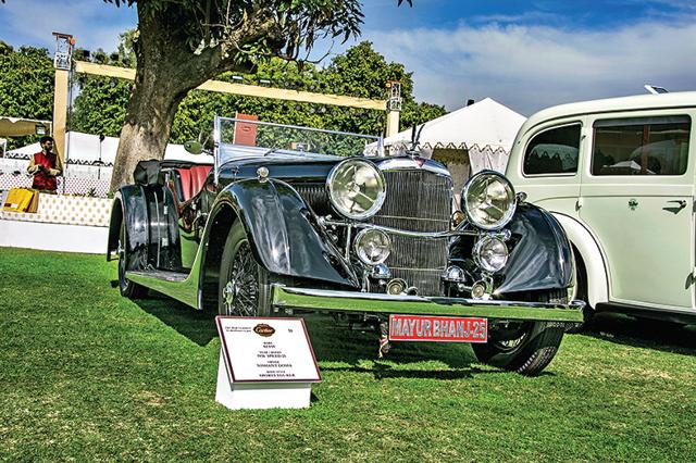 This particular Alvis was originally bought in London by the Maharaja of Mayurbhanj and is the only one in the country today