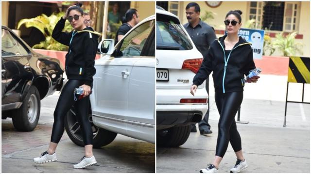 Kareena Kapoor at her gym. (Varinder Chawla)