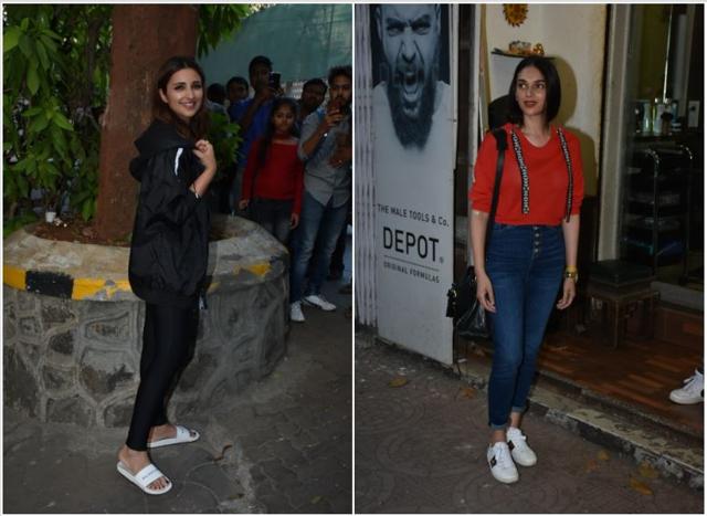 Parineeti Chopra and Aditi Rao Hydari. (Varinder Chawla)