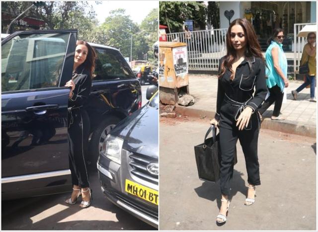 Malaika Arora after a shopping session. (Varinder Chawla)