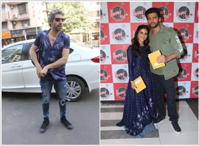 Jim Sarbh at the launch of his show Made in Heaven; Pranutan Bahl and Zaheer Iqbal at a promotional event of their movie Notebook. (Varinder Chawla)