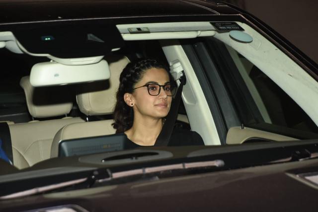 Taapsee Pannu at the screening of Badla. (Varinder Chawla) Taapsee Pannu at the screening of Badla. (Varinder Chawla)