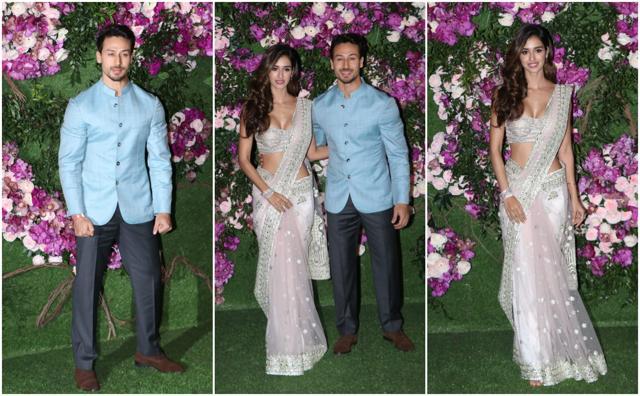 Tiger Shroff with Disha Patani at Akash-Shloka’s wedding (Varinder Chawla) Tiger Shroff with Disha Patani at Akash-Shloka’s wedding (Varinder Chawla)