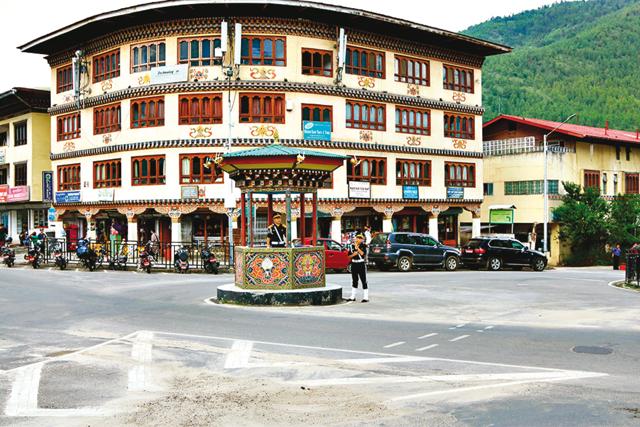 Bhutan is such a small country that everything feels personal, including the traffic police (Shutterstock ) Bhutan is such a small country that everything feels personal, including the traffic police (Shutterstock )