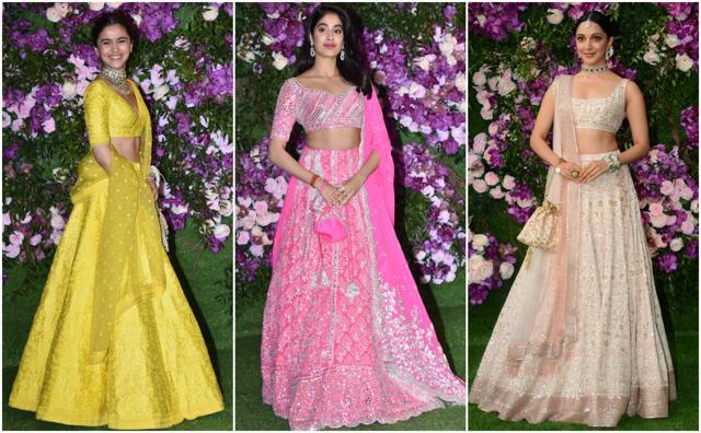 Alia, Janhvi, Kiara at Akash-Shloka’s wedding (Varinder Chawla) Alia, Janhvi, Kiara at Akash-Shloka’s wedding (Varinder Chawla)