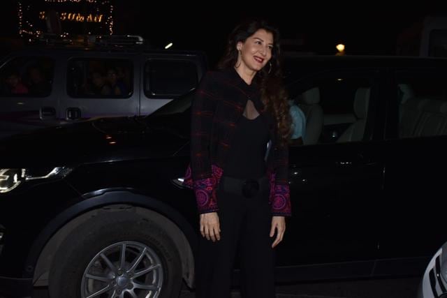 Sangeeta Bijlani, who is rarely seen, made it to the bash. Sangeeta Bijlani, who is rarely seen, made it to the bash.