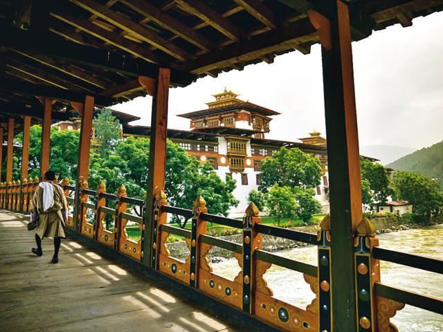 The main site of Punakha is a white palace called the Punakha Dzong (Getty Images) The main site of Punakha is a white palace called the Punakha Dzong (Getty Images)