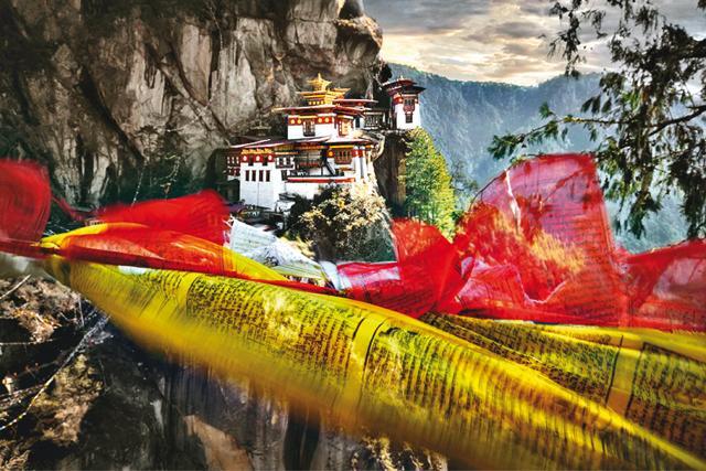 The Tiger’s Nest is a collection of white pagoda-like temple chambers attached to a sheer cliff in Paro, Bhutan (Getty Images) The Tiger’s Nest is a collection of white pagoda-like temple chambers attached to a sheer cliff in Paro, Bhutan (Getty Images)