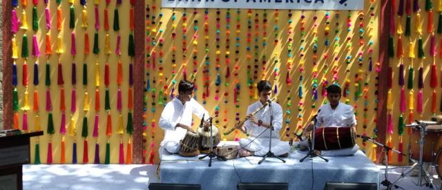 The children-only band Flute Fusion, set up as an initiative of the NGO Tender Roots, performed at the inauguration on March 9. (Anshuman Poyrekar / HT Photo) The children-only band Flute Fusion, set up as an initiative of the NGO Tender Roots, performed at the inauguration on March 9. (Anshuman Poyrekar / HT Photo)