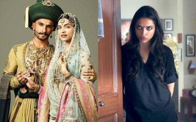 Stills from Bajirao Mastani and Piku.