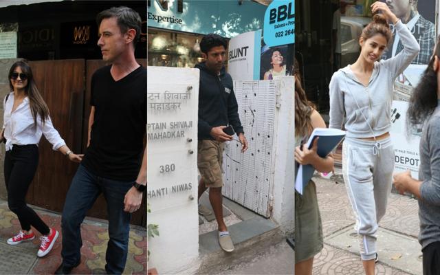 Ileana D’Cruz with Andrew Kneebone, Farhan Akhtar and Disha Patani spotted in Mumbai. (Varinder Chawla) Ileana D’Cruz with Andrew Kneebone, Farhan Akhtar and Disha Patani spotted in Mumbai. (Varinder Chawla)