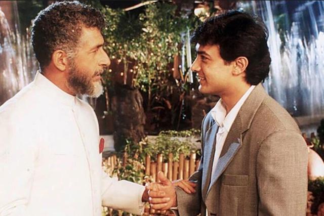 Naseeruddin Shah and Aamir Khan in Sarfarosh.