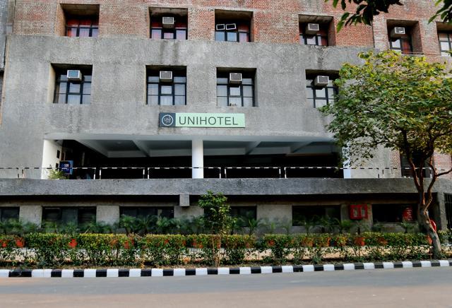 The Uni Hotel, run by hospitality and hotel management students, has 35 rooms, a gym and a restaurant. The Uni Hotel, run by hospitality and hotel management students, has 35 rooms, a gym and a restaurant.