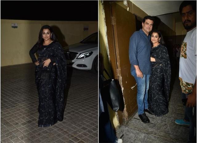 Vidya Balan with husband Siddharth Roy Kapur. (Varinder Chawla)
