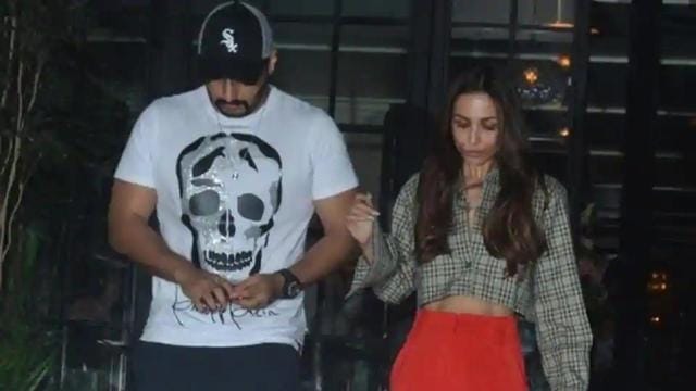 Actors Arjun Kapoor and Malaika Arora seen at a club in Mumbai’s Juhu. (IANS) Actors Arjun Kapoor and Malaika Arora seen at a club in Mumbai’s Juhu. (IANS)
