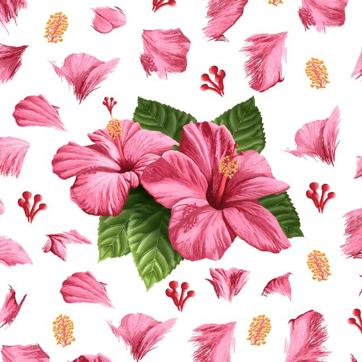 Hibiscus and geranium are excellent for detanning. (iStock)