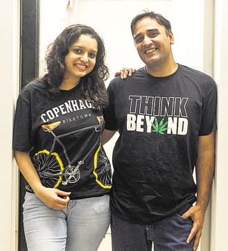 Vivek and Varsha at their home in Mulund. “Being child-free does not mean that ours is a life without responsibilities. But our life is certainly less stress-free and more spontaneous than those who are parents,” they say. (Aalok Soni / HT Photo)