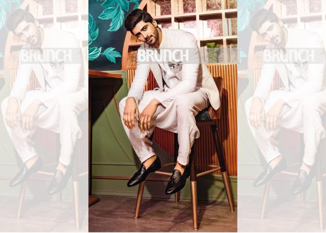 Add texture, print or embroidery in one of the pieces. It makes the look more interesting. Kurta and pyjamas, Antar-Agni; jacket, Amit Wadhwa, shoes, Unit by Rajat Suri (Shivamm Paathak)