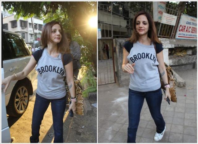 Sussanne Khan seen in Mumbai. (Varidner Chawla)