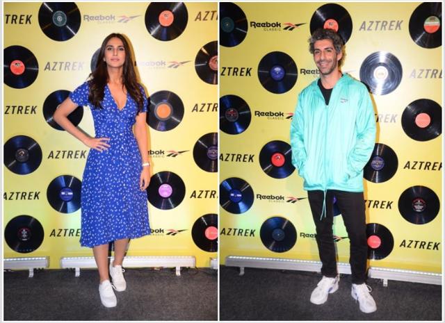 Vaani Kapoor and Jim Sarbh at an event. (Varidner Chawla)