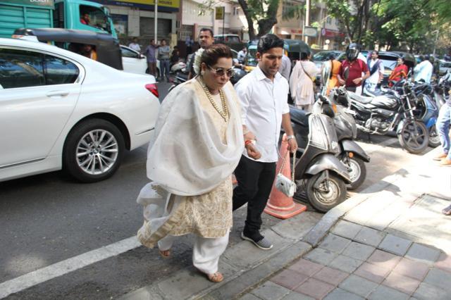 Shoba Kapoor at Hiroo Johar’s birthday bash. (Varinder Chawla)