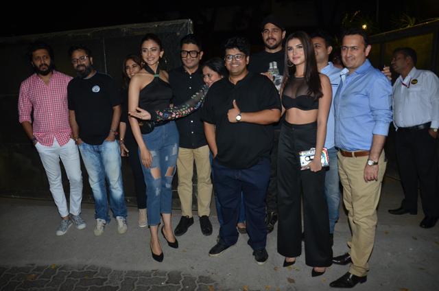 Marjaavaan team at the wrap-up party. (Varinder Chawla) Marjaavaan team at the wrap-up party. (Varinder Chawla)