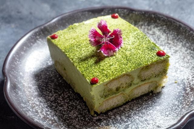 The Matcha Tiramisu from Kampai.
