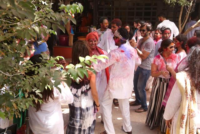 Shabana with Farhan and Shibani. (Varinder Chawla)