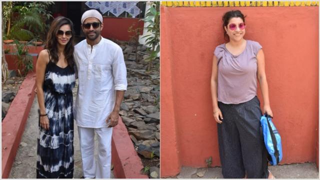 Farhan,Shibani and Zoya Akhtar. (Varinder Chawla)