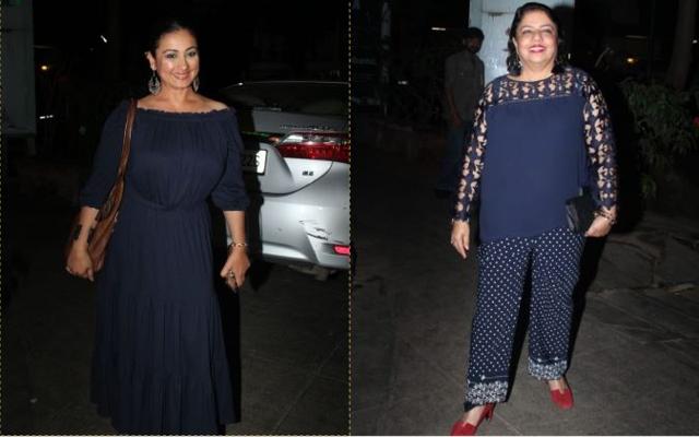 Divya Dutta and Madhu Chopra at the party. (Varinder Chawla)