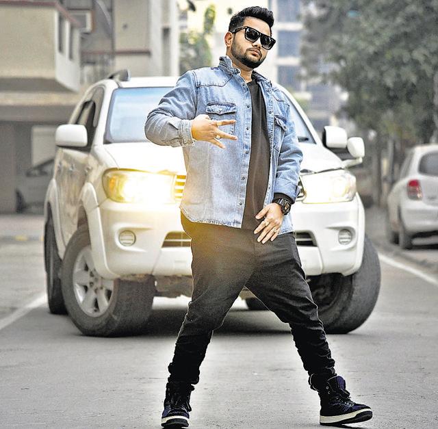 Yadav, from Chandigarh, is a digital marketer and a music industry novice. “I stepped in to introduce a new style in Bhojpuri rap,” he says. (Karun Sharma / HT Photo)