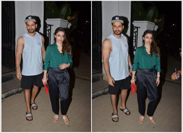 Soha Ali Khan and Kunal Kemmu spotted together.