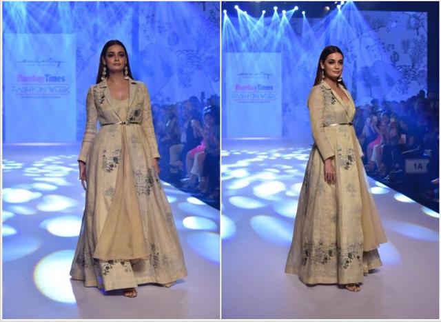 Dia Mirza at the Times Fashion Week.