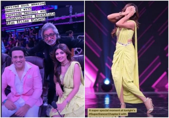 Shilpa Shetty shared pictures with Govinda on Instagram. (Instagram) Shilpa Shetty shared pictures with Govinda on Instagram. (Instagram)