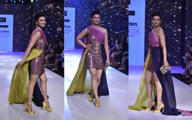 Divyanka Tripathi at the fashion week. (Varinder Chawla) Divyanka Tripathi at the fashion week. (Varinder Chawla)