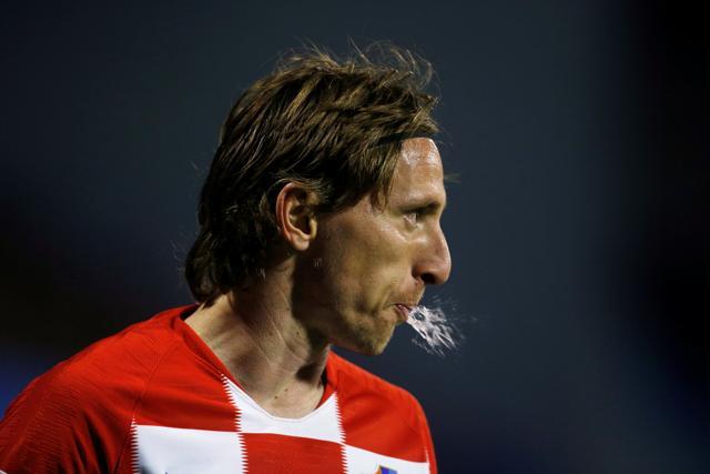 Croatia's Luka Modric in action. (REUTERS) Croatia's Luka Modric in action. (REUTERS)